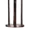 CosmoLiving by Cosmopolitan Set of 2 Black Aluminum Modern Candle Holder, 14" x 10"